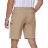 imageMAGCOMSEN Mens Hiking Cargo Shorts 10quot Lightweight Outdoor Work Shorts for Men Travel Casual with 5 PocketsKhaki