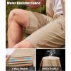 imageMAGCOMSEN Mens Hiking Cargo Shorts 10quot Lightweight Outdoor Work Shorts for Men Travel Casual with 5 PocketsKhaki