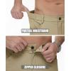 imageMAGCOMSEN Mens Hiking Cargo Shorts 10quot Lightweight Outdoor Work Shorts for Men Travel Casual with 5 PocketsKhaki