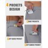 imageMAGCOMSEN Mens Hiking Cargo Shorts 10quot Lightweight Outdoor Work Shorts for Men Travel Casual with 5 PocketsLightgrey