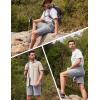imageMAGCOMSEN Mens Hiking Cargo Shorts 10quot Lightweight Outdoor Work Shorts for Men Travel Casual with 5 PocketsLightgrey