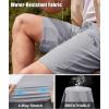 imageMAGCOMSEN Mens Hiking Cargo Shorts 10quot Lightweight Outdoor Work Shorts for Men Travel Casual with 5 PocketsLightgrey