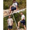 imageMAGCOMSEN Mens Hiking Cargo Shorts 10quot Lightweight Outdoor Work Shorts for Men Travel Casual with 5 PocketsNavy