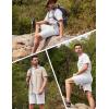 imageMAGCOMSEN Mens Hiking Cargo Shorts 10quot Lightweight Outdoor Work Shorts for Men Travel Casual with 5 PocketsWhite