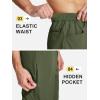 imageMAGCOMSEN Mens Lightweight Hiking Pants with 4 Pockets Water Resistant Quick Dry Fishing Travel Work Outddoor PantsArmygreen