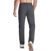 imageMAGCOMSEN Mens Lightweight Hiking Pants with 4 Pockets Water Resistant Quick Dry Fishing Travel Work Outddoor PantsDarkgrey