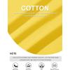 imageMAGCOMSEN Mens Long Sleeve Shirt with Pocket Cotton Crew Neck Shirts Casual Lightweight TShirt05yellow