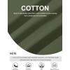 imageMAGCOMSEN Mens Long Sleeve Shirt with Pocket Cotton Crew Neck Shirts Casual Lightweight TShirt06army Green
