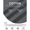 imageMAGCOMSEN Mens Long Sleeve Shirt with Pocket Cotton Crew Neck Shirts Casual Lightweight TShirt07dark Grey