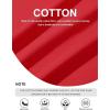 imageMAGCOMSEN Mens Long Sleeve Shirt with Pocket Cotton Crew Neck Shirts Casual Lightweight TShirt15red