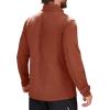 imageMAGCOMSEN Mens Quarter Zip Pullover Fleece Lined Long Sleeve Golf Shirts 14 Zip Thermal Running Athletic SweatshirtsOrange