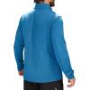 imageMAGCOMSEN Mens Quarter Zip Pullover Fleece Lined Long Sleeve Golf Shirts 14 Zip Thermal Running Athletic SweatshirtsSea Blue