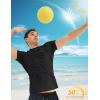 imageMAGCOMSEN Mens Rash Guard Swim Shirts UPF 50 Sun Protection Quick Dry Fishing Water ShirtsBlack
