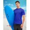 imageMAGCOMSEN Mens Rash Guard Swim Shirts UPF 50 Sun Protection Quick Dry Fishing Water ShirtsColorblue
