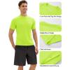 imageMAGCOMSEN Mens Rash Guard Swim Shirts UPF 50 Sun Protection Quick Dry Fishing Water ShirtsFlgreen