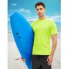 imageMAGCOMSEN Mens Rash Guard Swim Shirts UPF 50 Sun Protection Quick Dry Fishing Water ShirtsFlgreen
