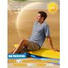 imageMAGCOMSEN Mens Short Sleeve Sun Protection Shirts Quick Dry Athletic TShirts Hiking Running Workout Gym Rash GuardLight Grey