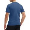 imageMAGCOMSEN Mens Short Sleeve UPF 50 TShirt Swim Quick Dry Rash Guard Athletic Surf Shirts Performance Water ShirtsBluegray