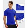 imageMAGCOMSEN Mens Short Sleeve UPF 50 TShirt Swim Quick Dry Rash Guard Athletic Surf Shirts Performance Water ShirtsColorblue