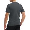 imageMAGCOMSEN Mens Short Sleeve UPF 50 TShirt Swim Quick Dry Rash Guard Athletic Surf Shirts Performance Water ShirtsDarkgrey