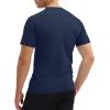 imageMAGCOMSEN Mens Short Sleeve UPF 50 TShirt Swim Quick Dry Rash Guard Athletic Surf Shirts Performance Water ShirtsNavy
