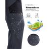 imageMAGCOMSEN Mens Snow Ski Pants Fleece Lined Water Resistant Winter Pants with 4 Zip Pockets for Snowboard Hiking OutdoorDark Grey