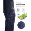 imageMAGCOMSEN Mens Snow Ski Pants Fleece Lined Water Resistant Winter Pants with 4 Zip Pockets for Snowboard Hiking OutdoorNavy