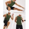 imageMAGCOMSEN Mens Workout Tank Tops Quick Dry Lightweight Sleeveless Shirts Gym Bodybuilding Muscle Tee ShirtArmy Green