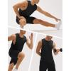 imageMAGCOMSEN Mens Workout Tank Tops Quick Dry Lightweight Sleeveless Shirts Gym Bodybuilding Muscle Tee ShirtBlack
