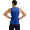 imageMAGCOMSEN Mens Workout Tank Tops Quick Dry Lightweight Sleeveless Shirts Gym Bodybuilding Muscle Tee ShirtColor Blue