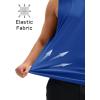 imageMAGCOMSEN Mens Workout Tank Tops Quick Dry Lightweight Sleeveless Shirts Gym Bodybuilding Muscle Tee ShirtColor Blue