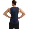 imageMAGCOMSEN Mens Workout Tank Tops Quick Dry Lightweight Sleeveless Shirts Gym Bodybuilding Muscle Tee ShirtNavy