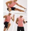 imageMAGCOMSEN Mens Workout Tank Tops Quick Dry Lightweight Sleeveless Shirts Gym Bodybuilding Muscle Tee ShirtPink