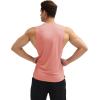 imageMAGCOMSEN Mens Workout Tank Tops Quick Dry Lightweight Sleeveless Shirts Gym Bodybuilding Muscle Tee ShirtPink