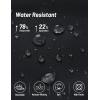 imageMAGCOMSEN Womens Hiking Leggings with 4 Zipper Pockets Water Resistant High Waisted Cargo Leggings Workout Running YogaBlack