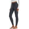 imageMAGCOMSEN Womens Hiking Leggings with 4 Zipper Pockets Water Resistant High Waisted Cargo Leggings Workout Running YogaDark Grey