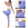 imageMAGCOMSEN Womens Leggings with Pockets High Waisted Yoga Pants 2024 Autumn Fashion Butter Soft Outdoor Leggings L Dark Purple Blue
