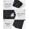 imageMAGCOMSEN Mens Lightweight Puffer Jacket Hooded Warm Winter Coat Quilted Lined WaterResistant Full Zip Bubble JacketsBlack