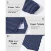 imageMAGCOMSEN Mens Lightweight Puffer Jacket Hooded Warm Winter Coat Quilted Lined WaterResistant Full Zip Bubble JacketsBlue Grey