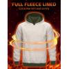 imageMAGCOMSEN Mens Sherpa Hoodie Heavyweight Fleece Lined Thick Winter Thermal Athletic Sweatshirt with Kangaroo PocketArmygreen