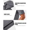 imageMAGCOMSEN Mens Short Sleeve Hoodie Cotton Hooded T Shirts Lightweight Sweatshirt Hoodies PulloverDark Gray