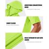 imageMAGCOMSEN Mens Short Sleeve Hoodie Cotton Hooded T Shirts Lightweight Sweatshirt Hoodies PulloverFluorescent Green