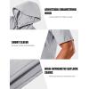 imageMAGCOMSEN Mens Short Sleeve Hoodie Cotton Hooded T Shirts Lightweight Sweatshirt Hoodies PulloverGray