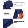 imageMAGCOMSEN Mens Short Sleeve Hoodie Cotton Hooded T Shirts Lightweight Sweatshirt Hoodies PulloverNavy