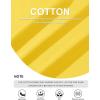 imageMAGCOMSEN Mens Short Sleeve Hoodie Cotton Hooded T Shirts Lightweight Sweatshirt Hoodies PulloverYellow