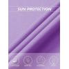 imageMAGCOMSEN 2 Pack Womens T Shirts VNeck Short Sleeve UPF 50 Sun Protection Workout Quick Dry Shirts Tee TopsBlue GreyLight Purple