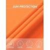 imageMAGCOMSEN 2 Pack Womens T Shirts VNeck Short Sleeve UPF 50 Sun Protection Workout Quick Dry Shirts Tee TopsIce BlueOrange