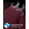 imageMAGCOMSEN Bomber Jackets for Men Winter Casual Quilted Jacket Warm Windproof Padded Jackets Zip Up CoatsBurgundy