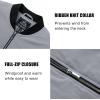 imageMAGCOMSEN Bomber Jackets for Men Winter Casual Quilted Jacket Warm Windproof Padded Jackets Zip Up CoatsLight Grey