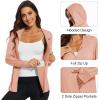 imageMAGCOMSEN Jackets for Women Full Zip Up Lightweight Long Sleeve UPF 50 Workout Workout Sun Protection HoodieApricot